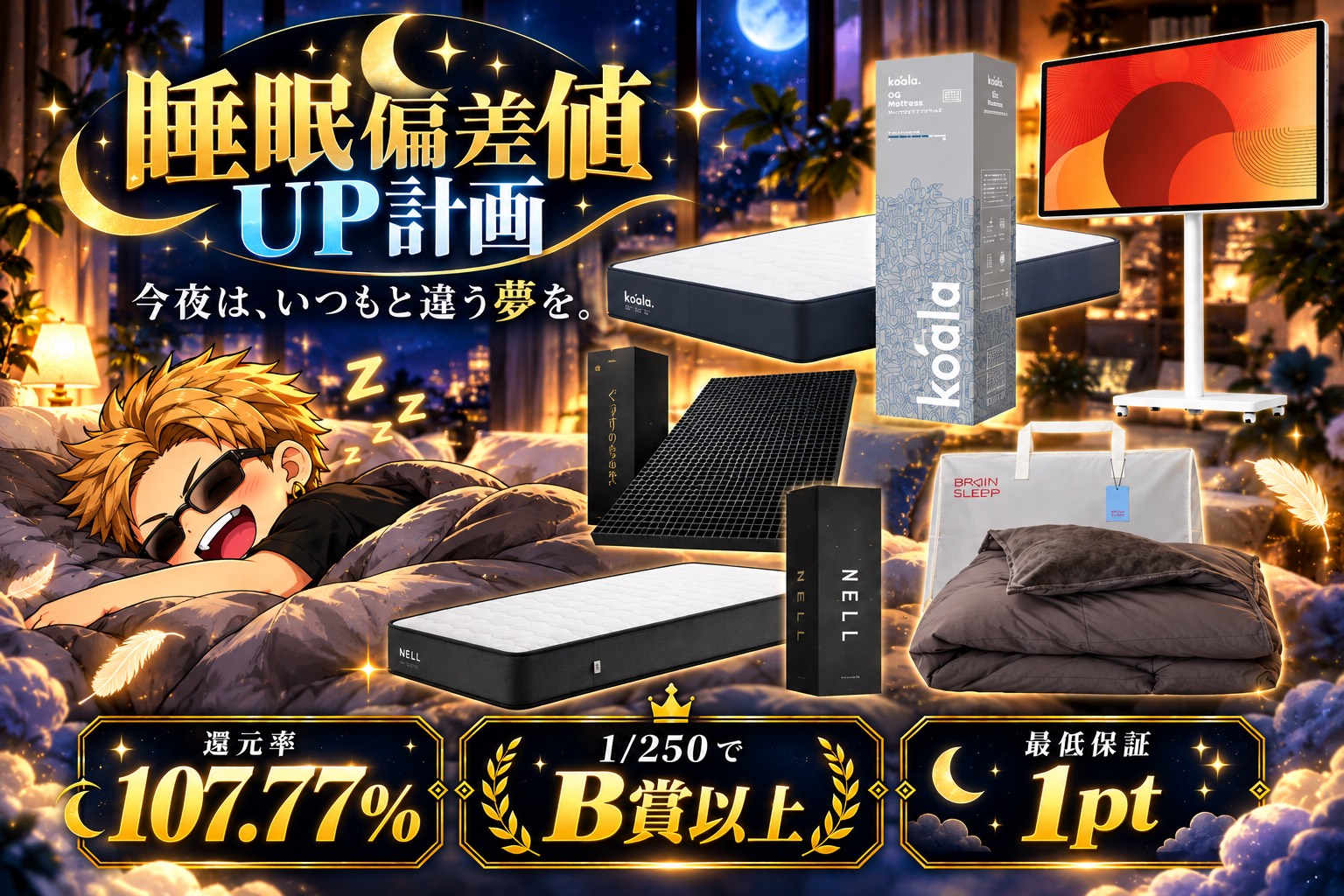 睡眠偏差値UP計画