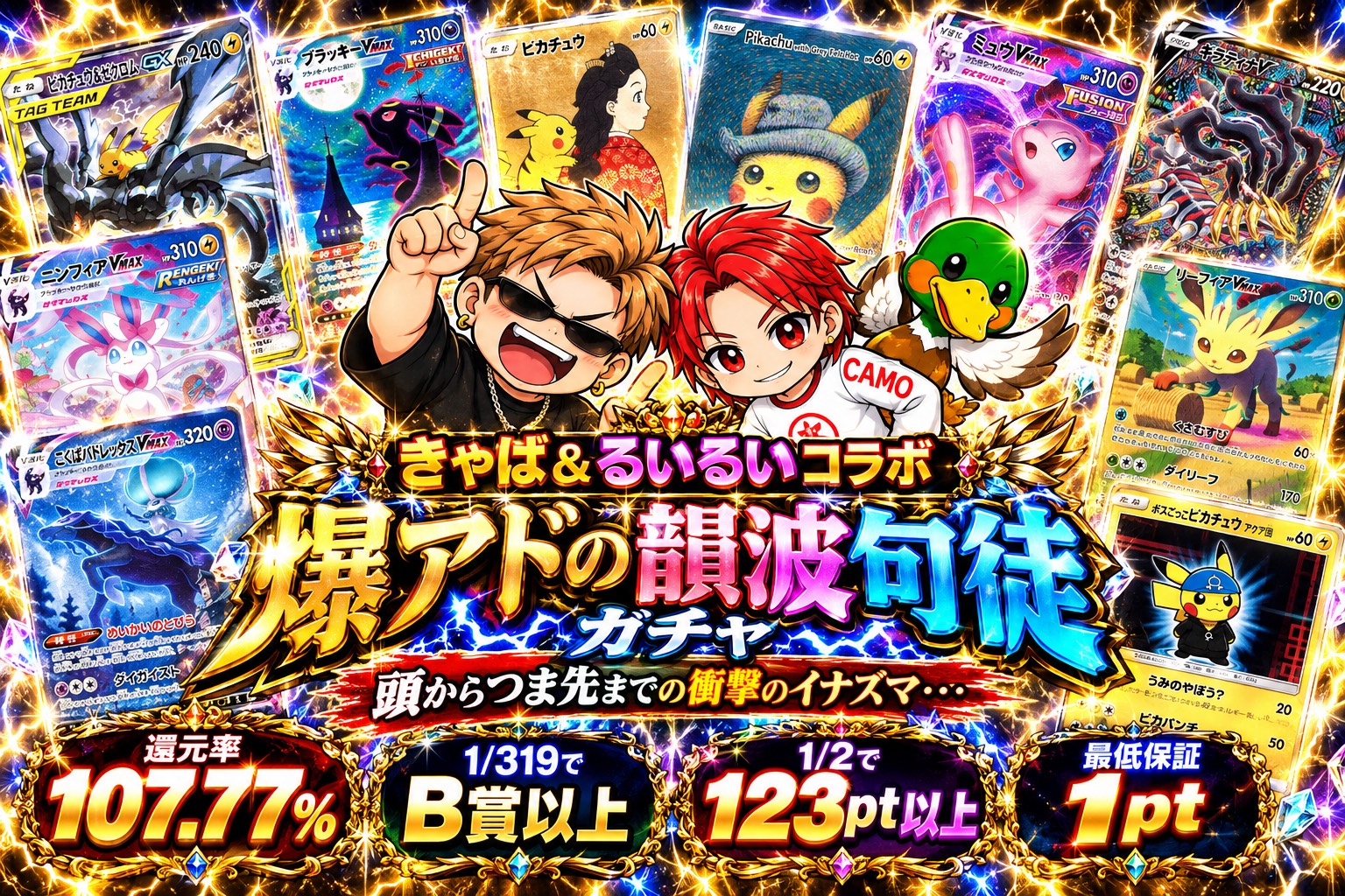 るいるい&きゃばコラボ