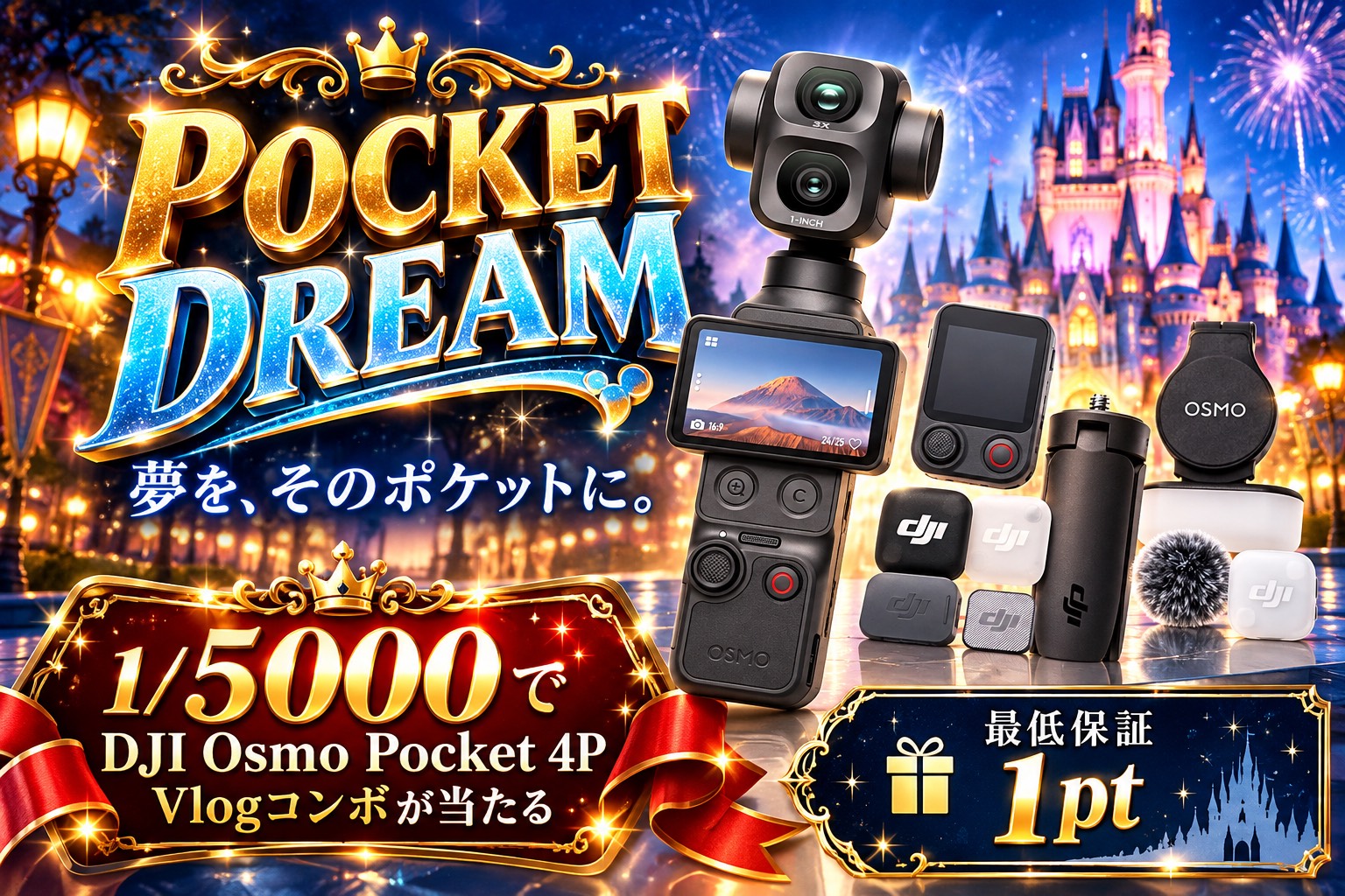 DJIOsmo ガチャ